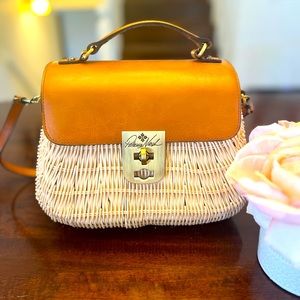 Patricia Nash Colimena wicker satchel